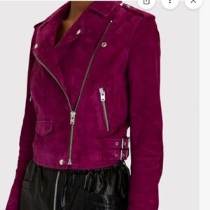 IRO Suede Moto Jacket NWT